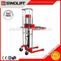 2015 SINOLIFT TF High Lift Hand Mini Stacker with Standard Platform or Optional Fixed Forks